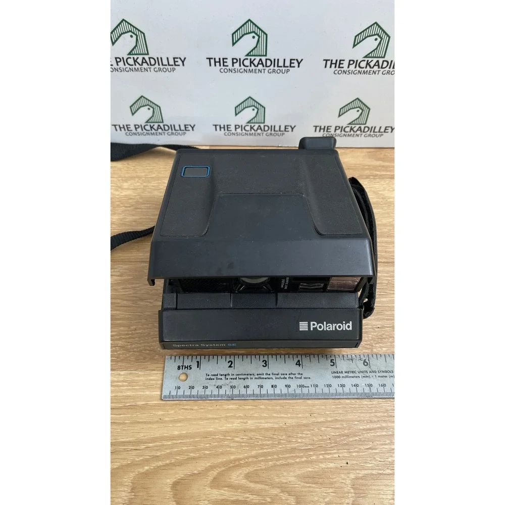 Polaroid Spectra System SE Instant Film Camera Black Quintic Lens f10/125mm